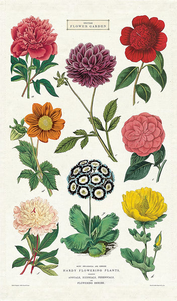 Cavallini & Co. Tea Towel - Botanica