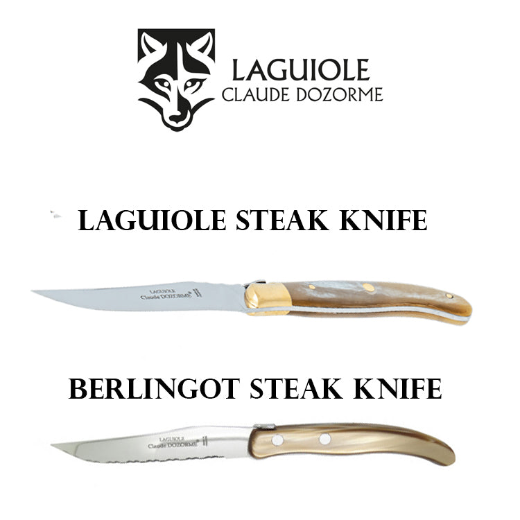 Claude Dozorme Berlingot Steak Knives - Rainbow – The Happy Cook