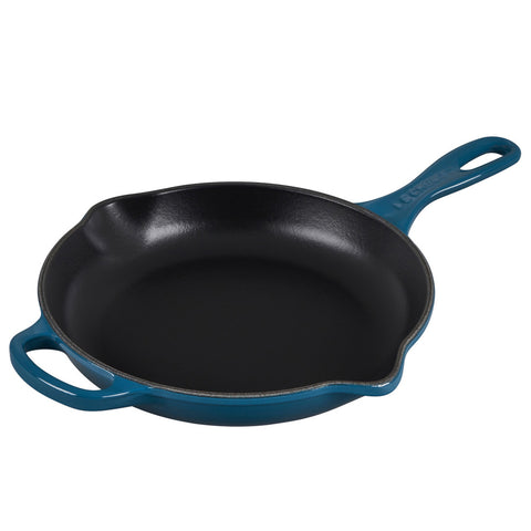 Le Creuset 10.25" Iron Handle Skillet - Deep Teal