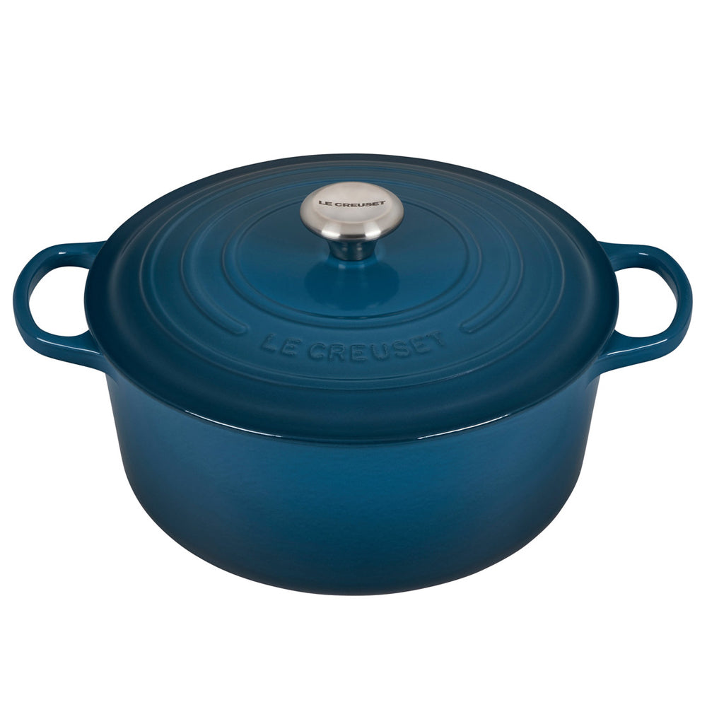 Le Creuset Round Skillet Grill Deep 25 Orange