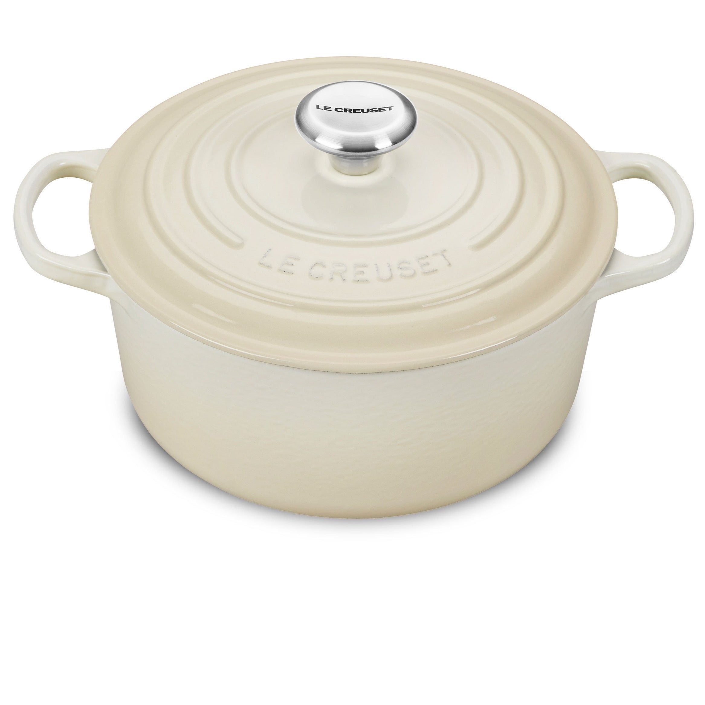 Le Creuset 3.5 Qt. Signature Round Oven - Meringue – The Happy Cook