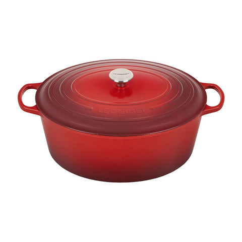 Le Creuset 15.5 Qt Signature Oval Oven - Cerise