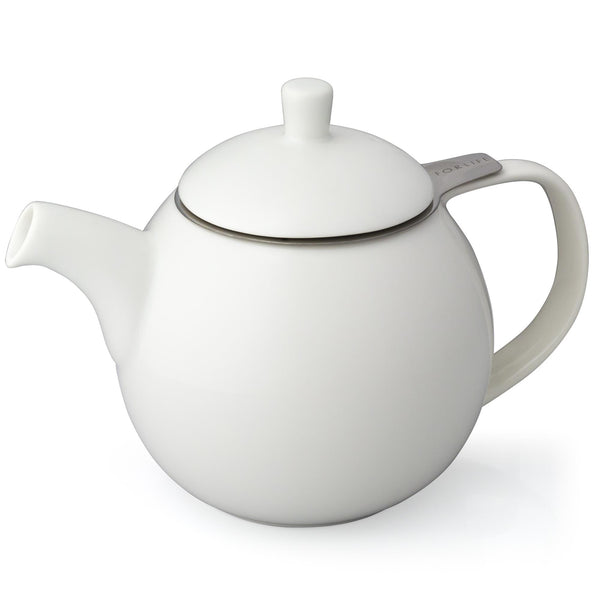 ForLife Curve White Teapot 24 oz