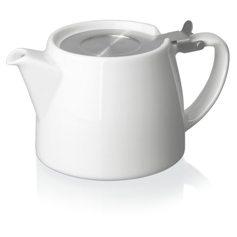 ForLife Stump White Teapot 18 oz