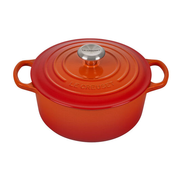 Le Creuset 4.5 Qt Signature Round Oven - Flame