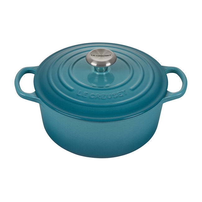 Lodge 4.5 Quart Blue Enameled Cast Iron Dutch Oven