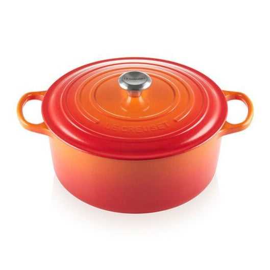 Le Creuset - 9 QT Signature Round - Flame
