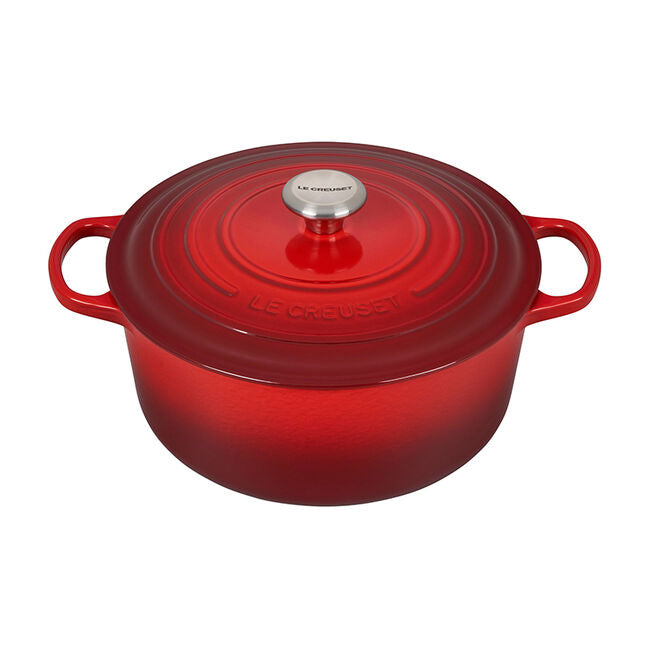 Le Creuset Signature Round 7.25-Qt. Cream Dutch Oven with Lid + Reviews