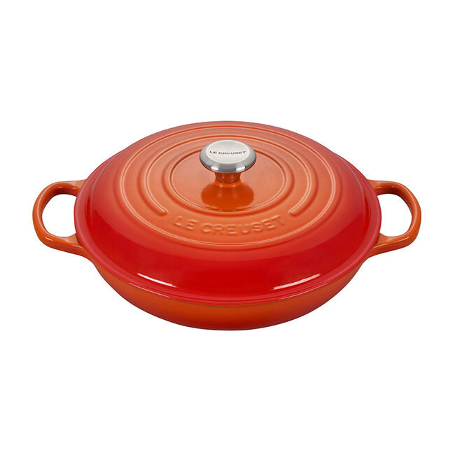 Le Creuset 3.5-Quart Signature Cast Iron Round Dutch Oven - Flame