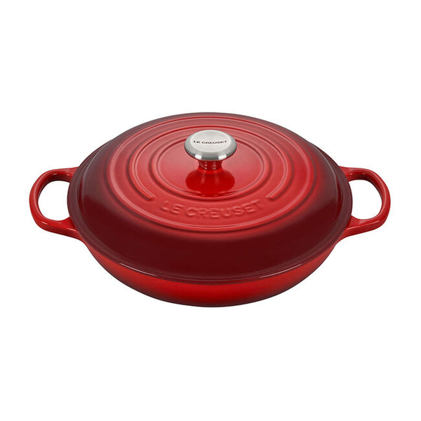 Le Creuset - 3.5 Qt. Signature Braiser - Cerise