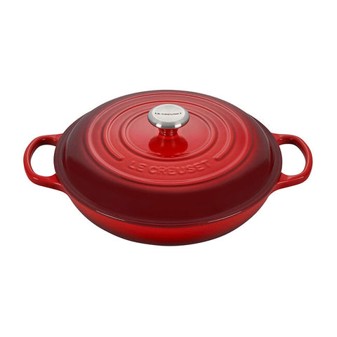 Le Creuset 3.5 Qt. Signature Braiser - Cerise