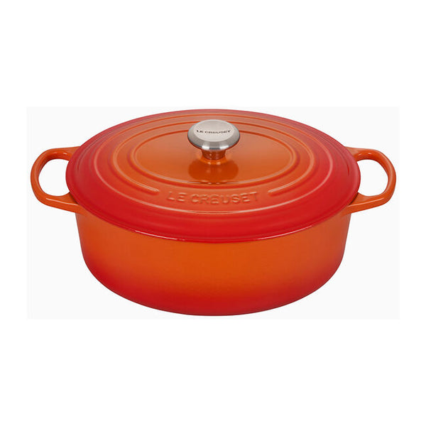 Le Creuset 6.75 Qt. Signature Oval Oven - Flame