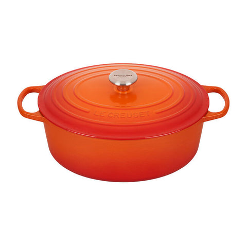 Le Creuset - 8 Qt. Signature Oval Oven - Flame (Promo)