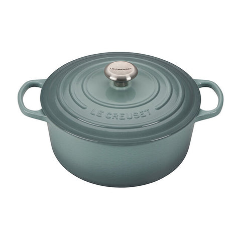 Le Creuset 5.5 Qt Signature Round - Sea Salt