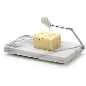RSVP White Marble Cheese Slicer