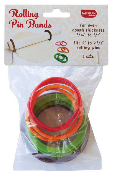 Talisman Design Rolling Pin Rings (Set of 4)