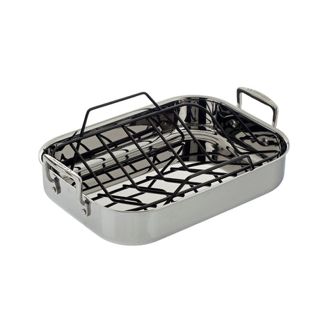 Le Creuset Stainless 14 x 10" Roasting Pan with Rack (Promo)