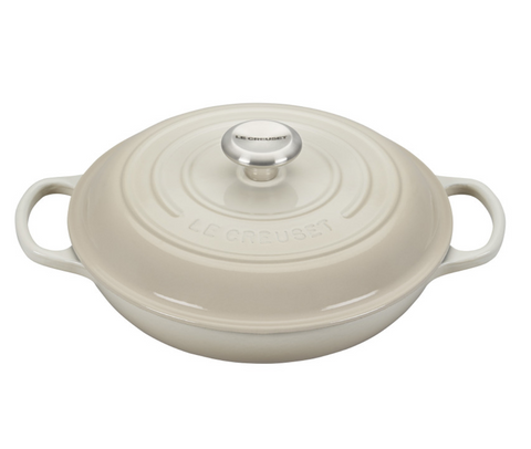 Le Creuset 5 Qt Signature Braiser - Meringue