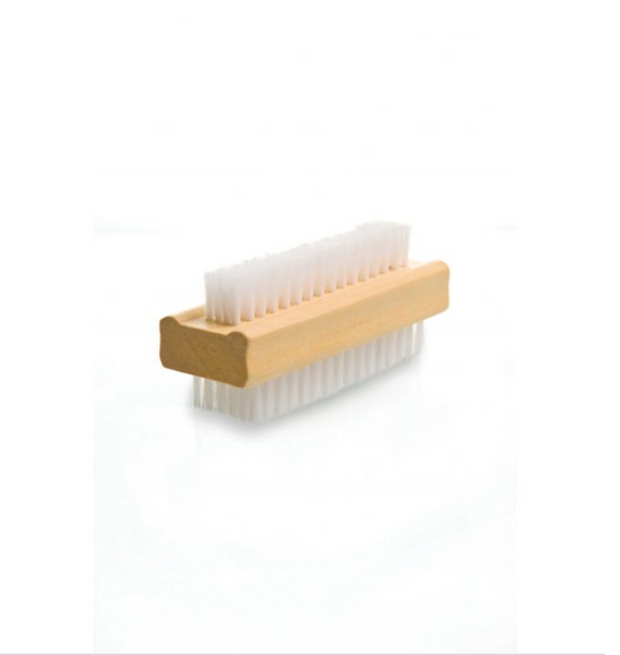 HIC Wooded Handle Nylon Bristle Hand and Nail Brush