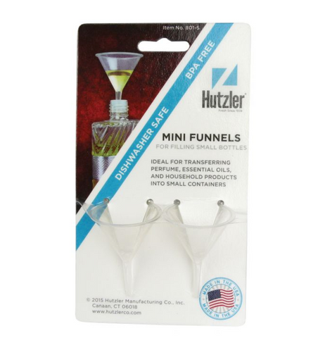 HIC Plastic Mini Funnel - 1.6 oz.