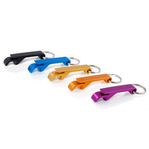 True Straight Key Chain Bottle Opener - Assorted Colors