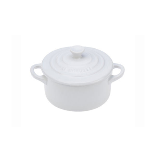 Le Creuset Mini Round Cocotte - White – The Happy Cook