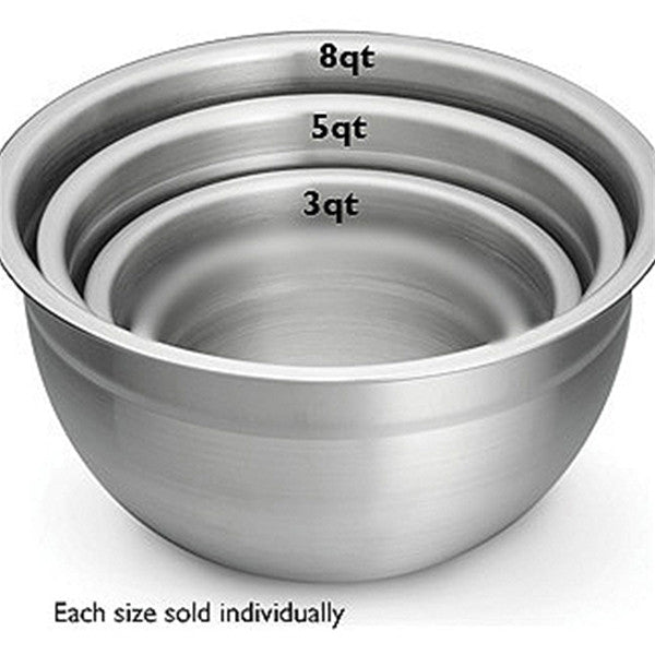 Rsvp Stainless Steel Mixing Bowl - 8qt