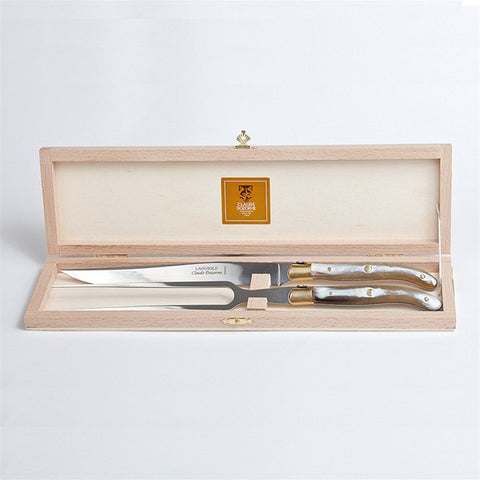 Claude Dozorme Berlingot Steak Knife Boxed Set - Luxurious Interiors