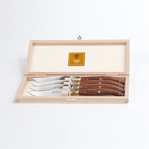 Claude Dozorme Berlingot Steak Knives - Natural – The Happy Cook