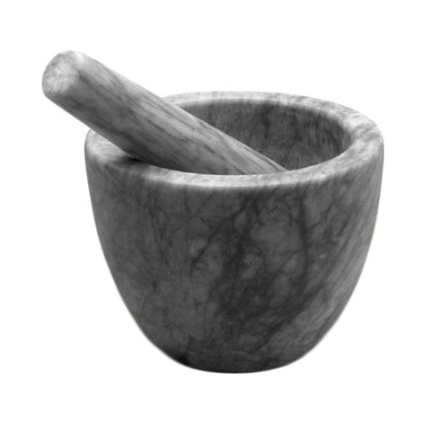 R.S.V.P. Large Mortar and Pestle - Dark Grey Marble