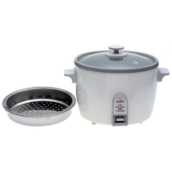 6-Cup Nonstick Rice Cooker with Steam Basket