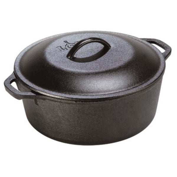 Lodge 5 Qt. Cast Iron Dutch Oven – The Happy Cook