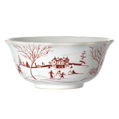 Juliska Country Estate Salad Cereal Bowl - Winter Frolic