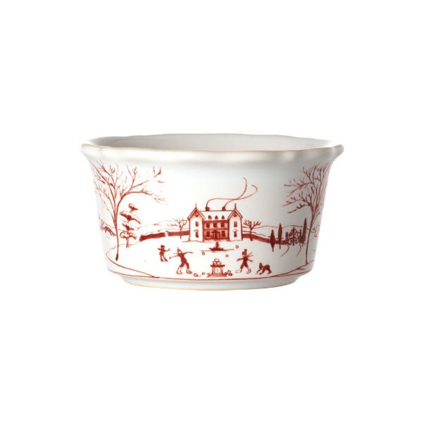 Juliska Country Estate Salad Ramekin - Winter Frolic Ruby