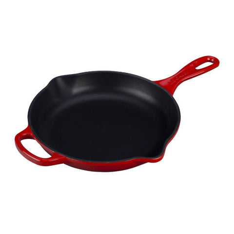 Le Creuset 9" Iron Handle Skillet - Cherry