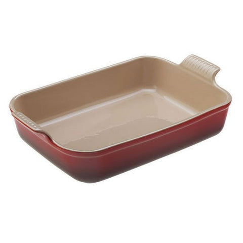 Le Creuset 4 Qt. Heritage Rectangle Dish - Cerise