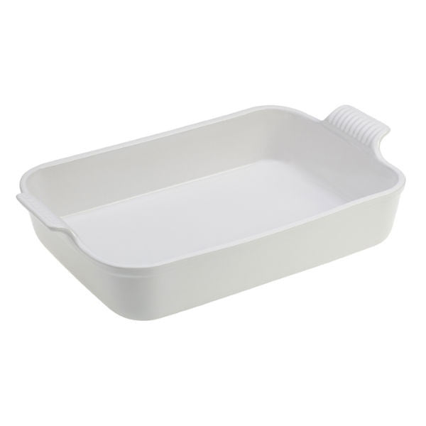 Le Creuset 4 Qt. Heritage Rectangle Dish - White