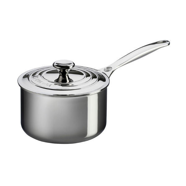 2Qt Saucepan with Lid 18/10 Stainless Steel Nonstick Sauce Pan Pot