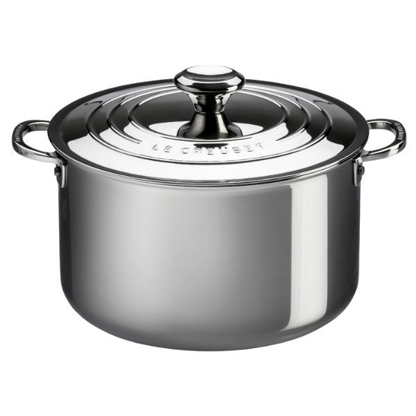 Le Creuset Qt. Stainless Steel Stock Pot Lid The Happy Cook
