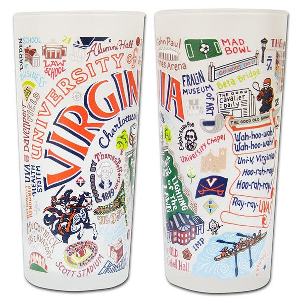 University of Virginia Mugs, Glasses Virginia Cavaliers Kitchen