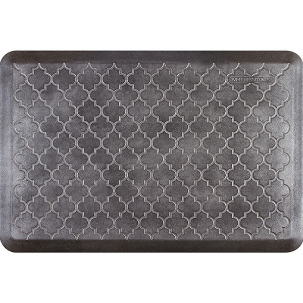 Wellness Mats - 3' x 2' Floor Mat - Trellis Onyx
