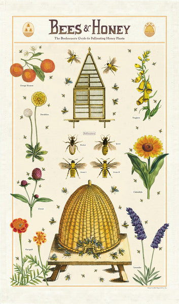Cavallini & Co. Tea Towel - Bees