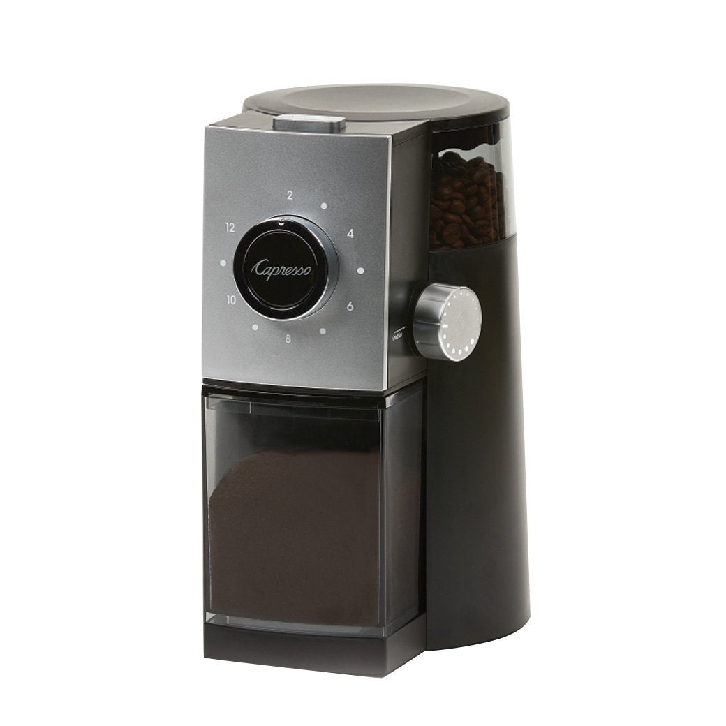 Capresso 591.05 Coffee Burr Grinder Stainless Steel