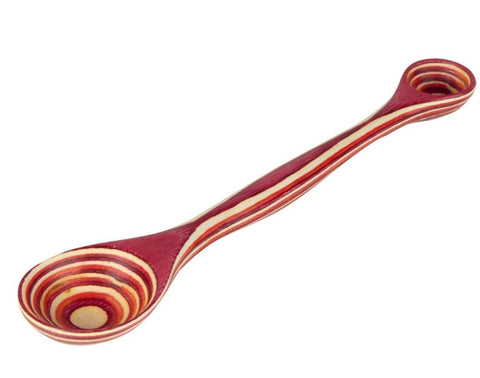 Island Bamboo Double Measuring Spoon - Red