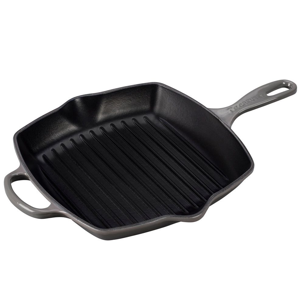 Le Creuset Enameled Cast Iron 9.5 Square Griddle Pan - Oyster