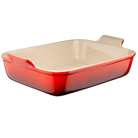 Le Creuset 2.5 qt Heritage Rectangular Dish - Cerise