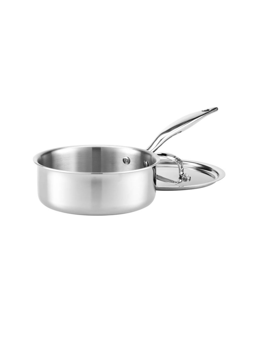 2 Quart Saucepan with Lid, Stainless Steel Pot, Sauce Pan, Cooking