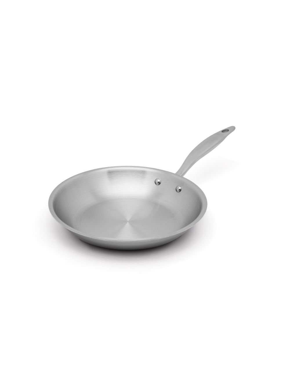Tri-Ply Base 10 in Stainless Steel Fry Pan with Nonstick Interior