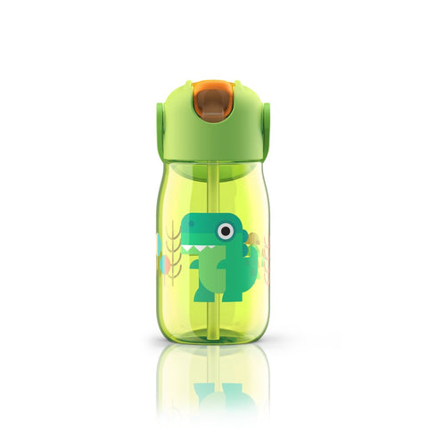 Zoku Kids Flip Straw Bottle - Green