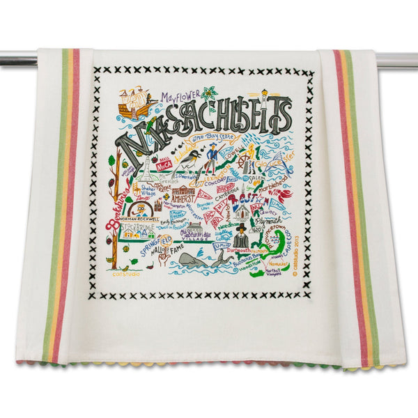 Catstudio - Dish Towel - Massachusetts